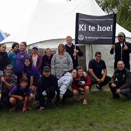 Te tīma waka ama i Tikitapu