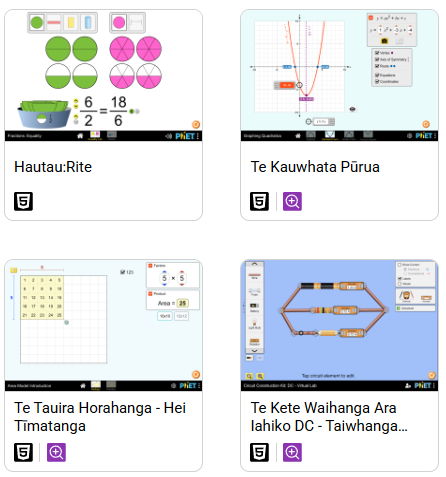 A few of the 60+ PhET simulations I’ve translated
